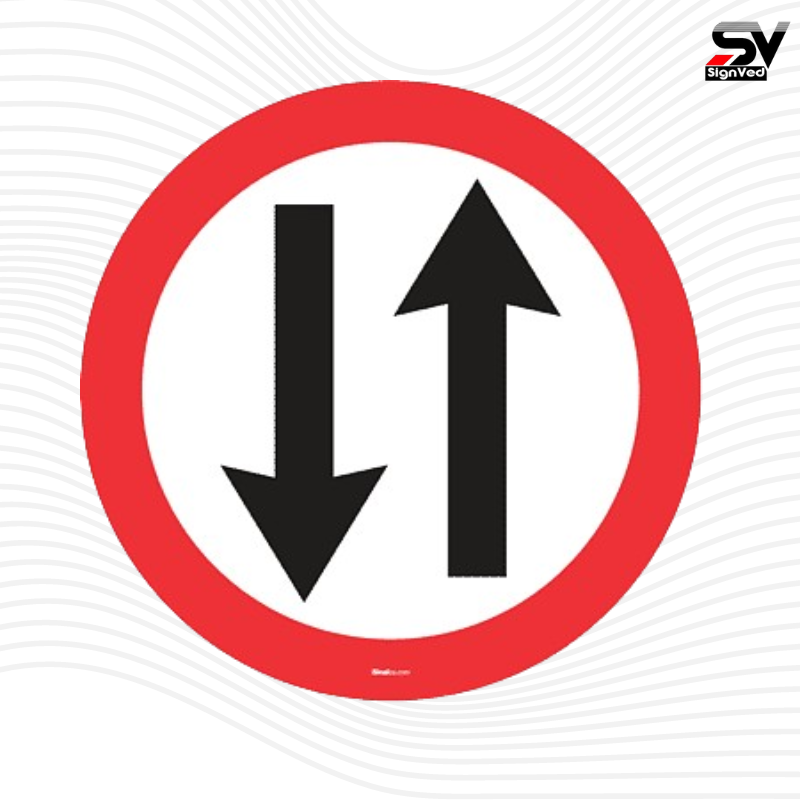 Two Way Street Sign Board Manufacturer in India