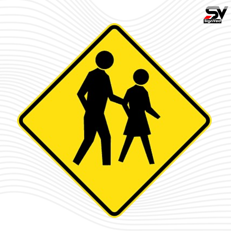 Pedestrian Crossing Road Sign Board Manufacturer in India