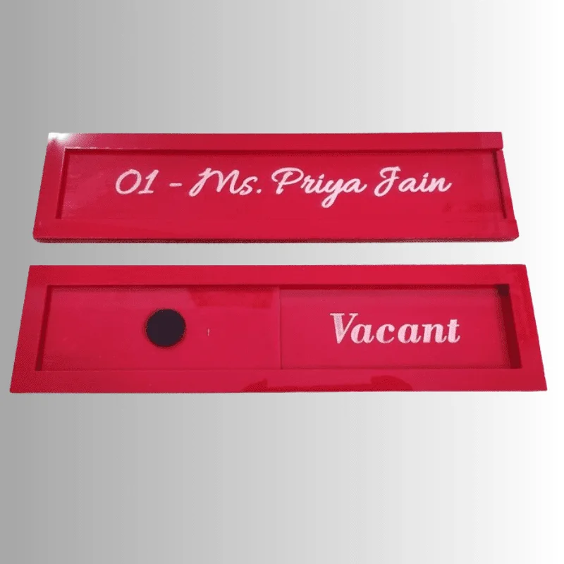 Acrylic Sliding Modular Signage