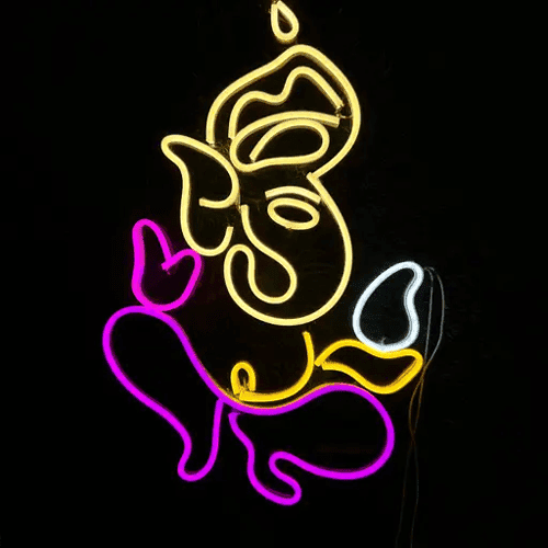 Ganesh Ji Neon Sign