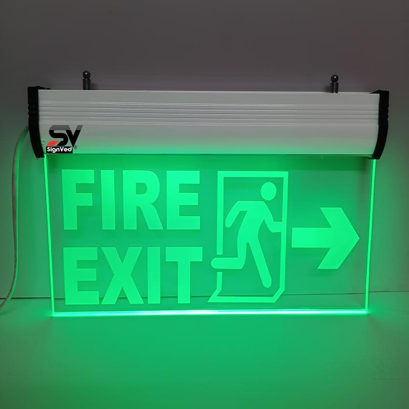 Fire Exit Right Side Arrow Wholesale Supplier in India