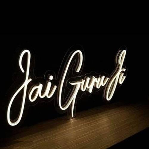 Jai Guru Ji Neon Sign