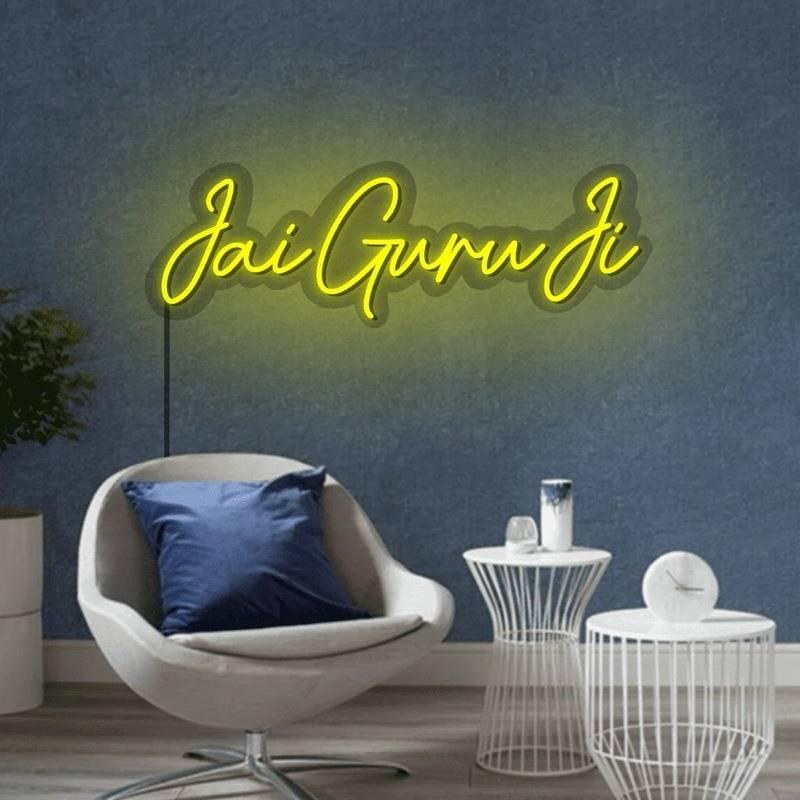 Jai Guru Ji Neon Sign1