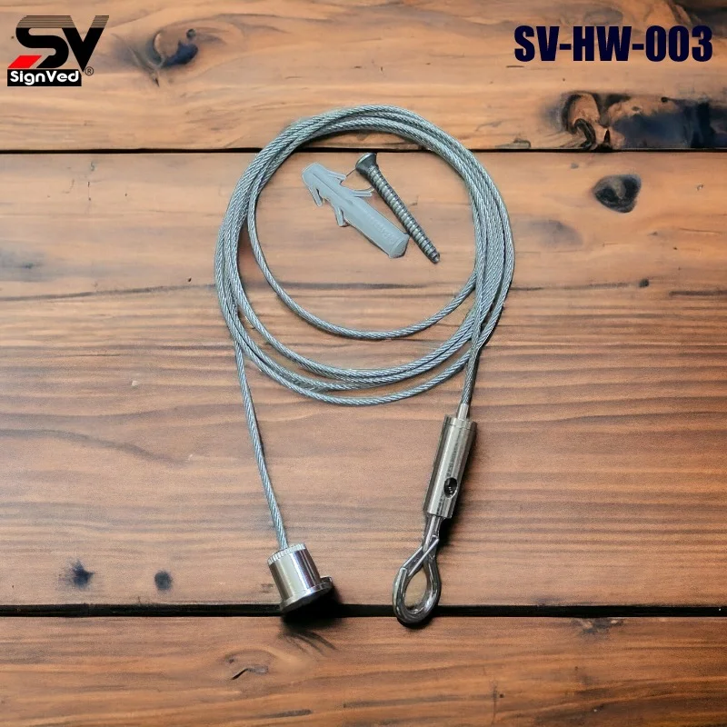 Signage hanging wire - 3