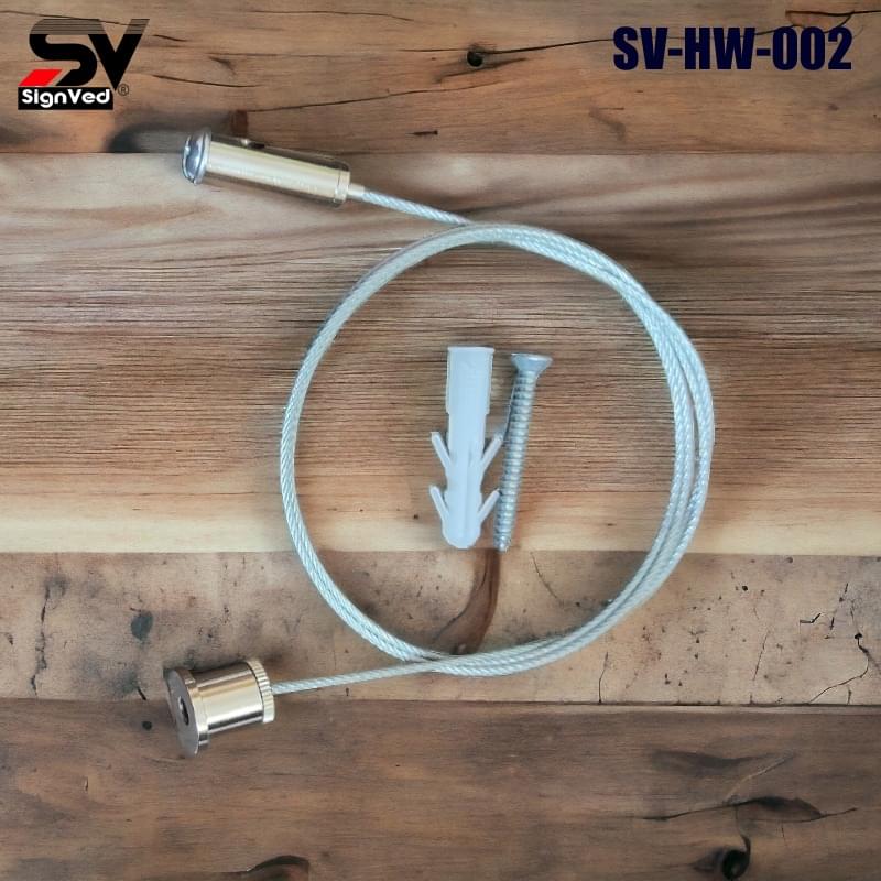 Signage hanging wire - 2