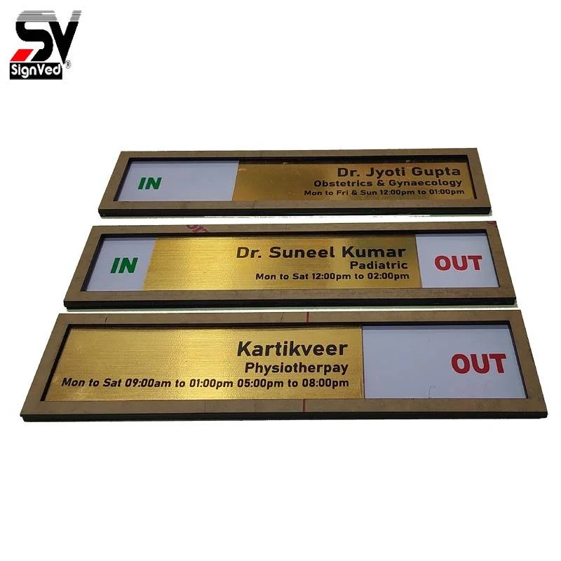 Buy Acrylic Sliding Modular Signage