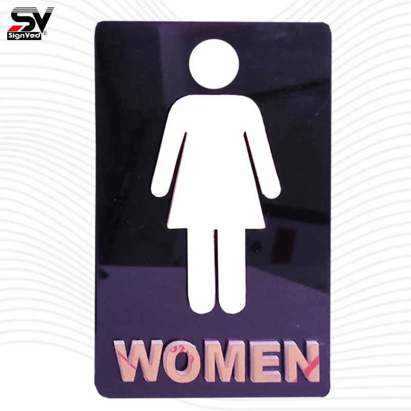 Acrylic Washroom Signage2