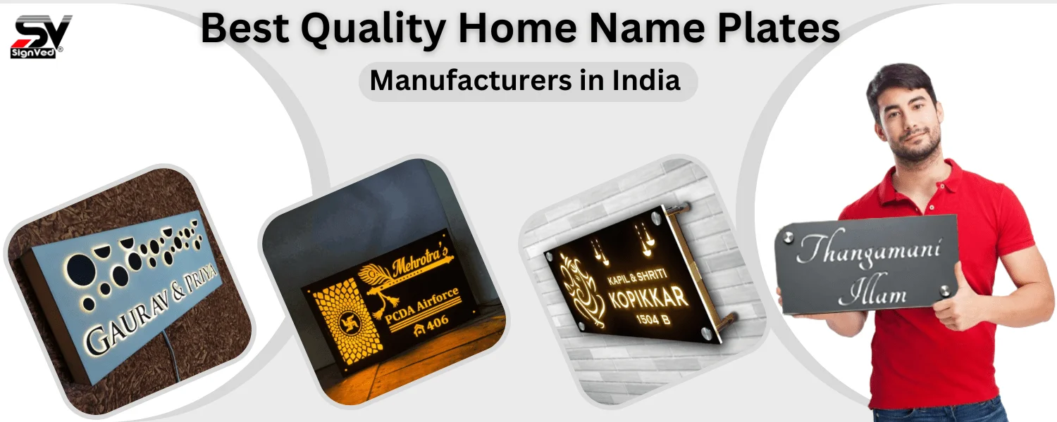 Buy LED Home Name Plates Online in India