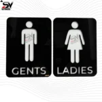Acrylic Restroom Signage